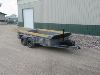 New 2024 77 X12' Diamond C MDT 206 Dump Trailer