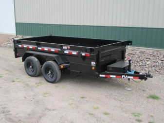 New 2025 PJ 12' x 72  10k Medium Duty Dump Trailer
