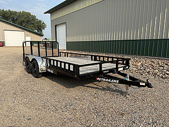 New 2025 PJ 16' x 83  Channel Utility Trailer