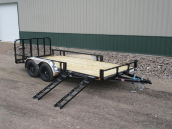 New 2025 PJ 16' x 83  Channel Utility Trailer