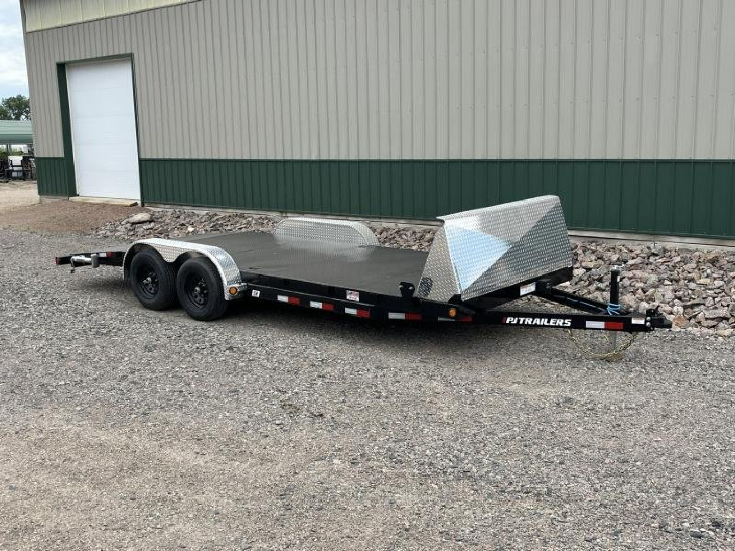 New 2024 20' 10k PJ Steel Deck Carhauler Trailer