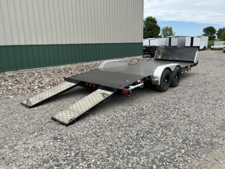 New 2024 20' 10k PJ Steel Deck Carhauler Trailer