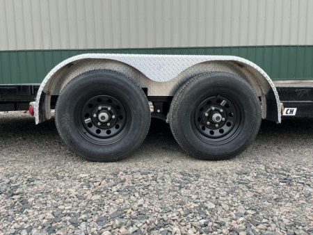 New 2024 20' 10k PJ Steel Deck Carhauler Trailer