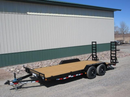 New 2024 PJ 18'x5  Channel Equipment Trailer