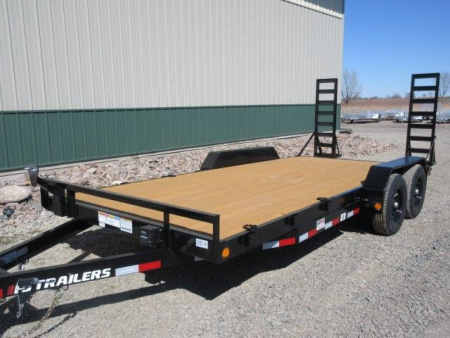 New 2024 PJ 18'x5" Channel Equipment Trailer