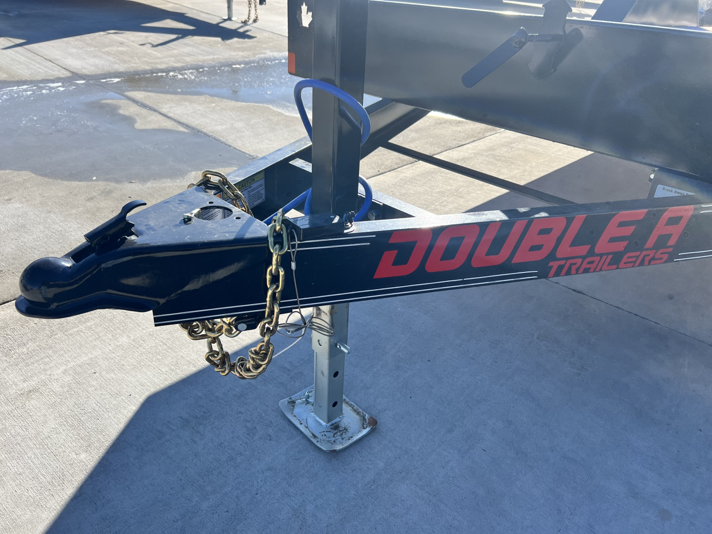 New NEW 2026 Double A 20’ flatbed Equipment Trailer 2-5200 lb axles=10K, dovetail, Slide In Ramps