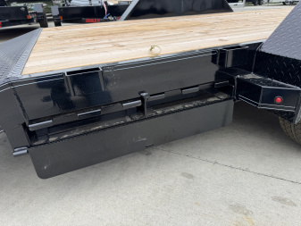 New NEW 2026 Double A 20’ flatbed Equipment Trailer 2-5200 lb axles=10K, dovetail, Slide In Ramps