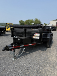 New 2025 Belmont 6x12 Dump Trailer - 10K - BLACK Dump Trailer