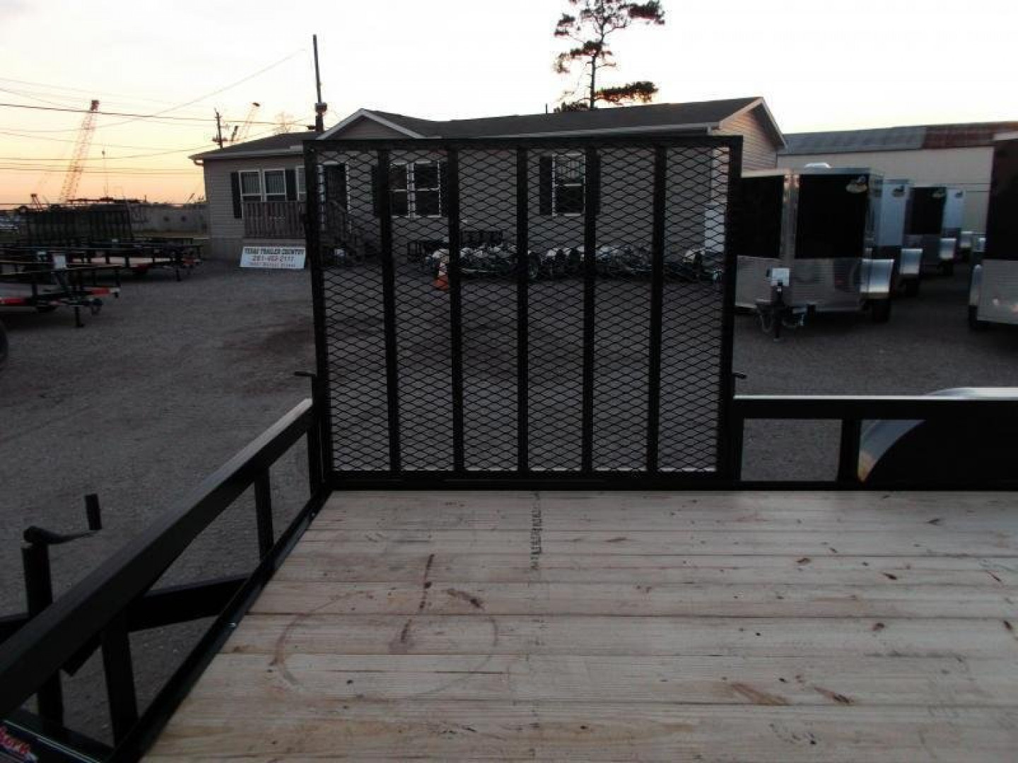 New 2026 J&C Trailers 83x16 Utility Trailer / ATV Trailer / Side by Side Trailer / 2" Bulldog Coupler / 4ft Rear Ramp / 4ft Side Load Ramp