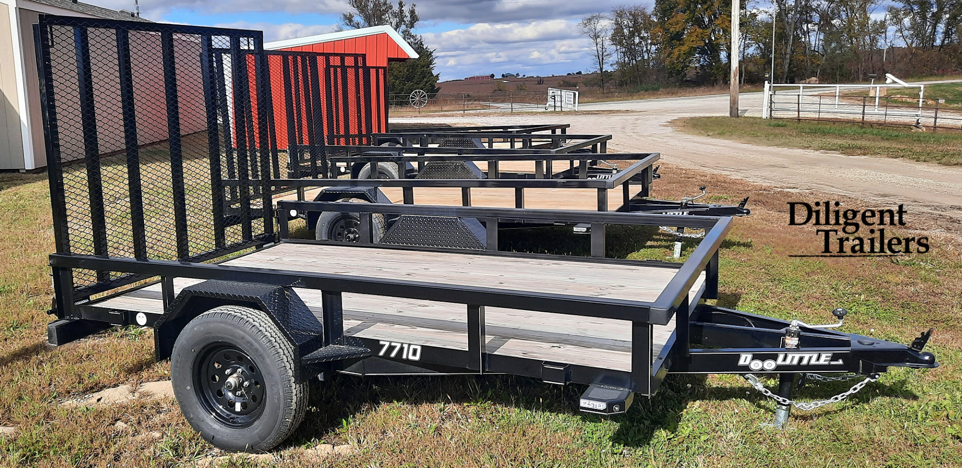 New 2025 Doolittle Trailers 77" x10' Utility Trailer