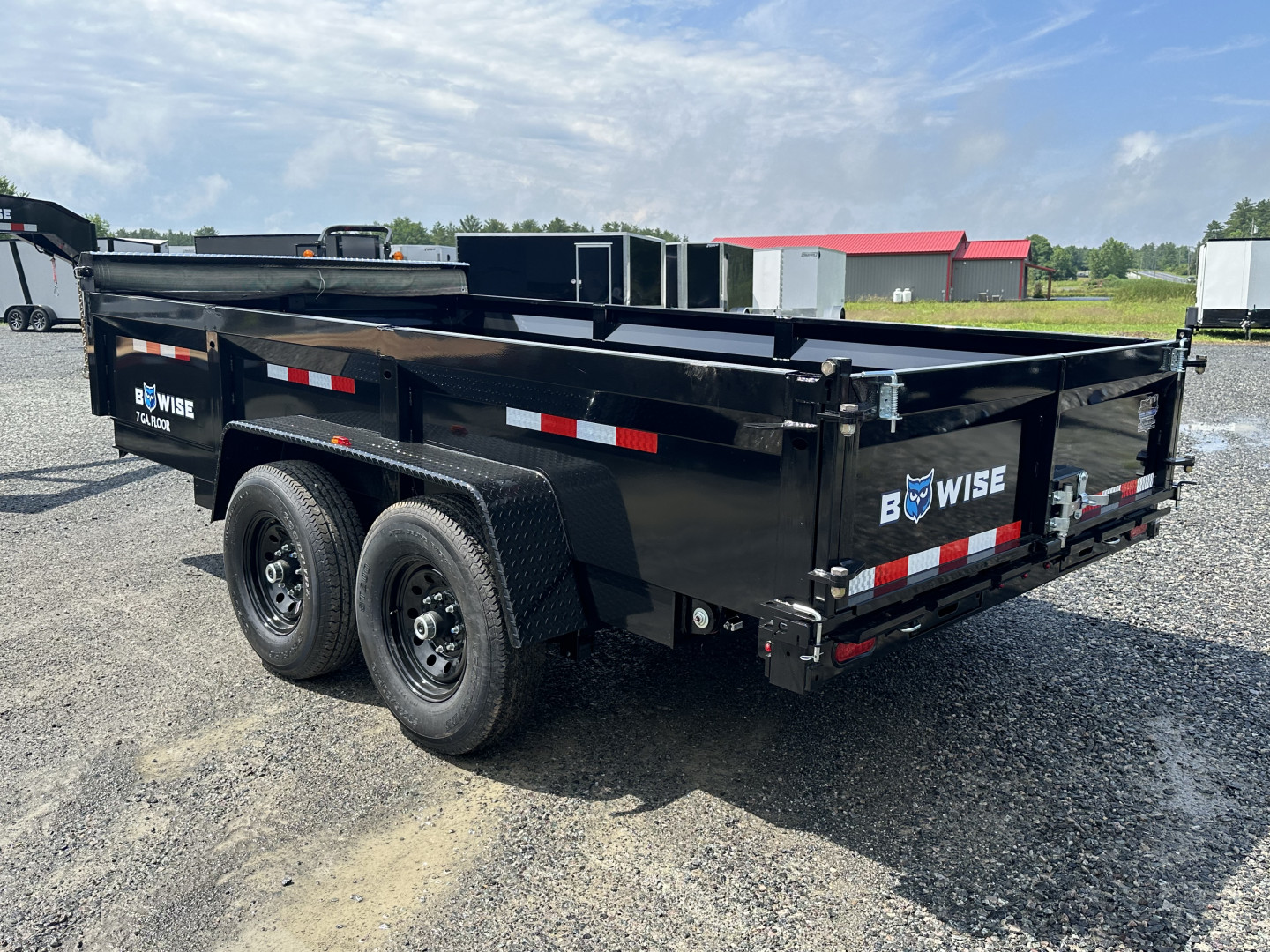 New 2026 BWISE DT714LP-LE-14 Dump Trailer