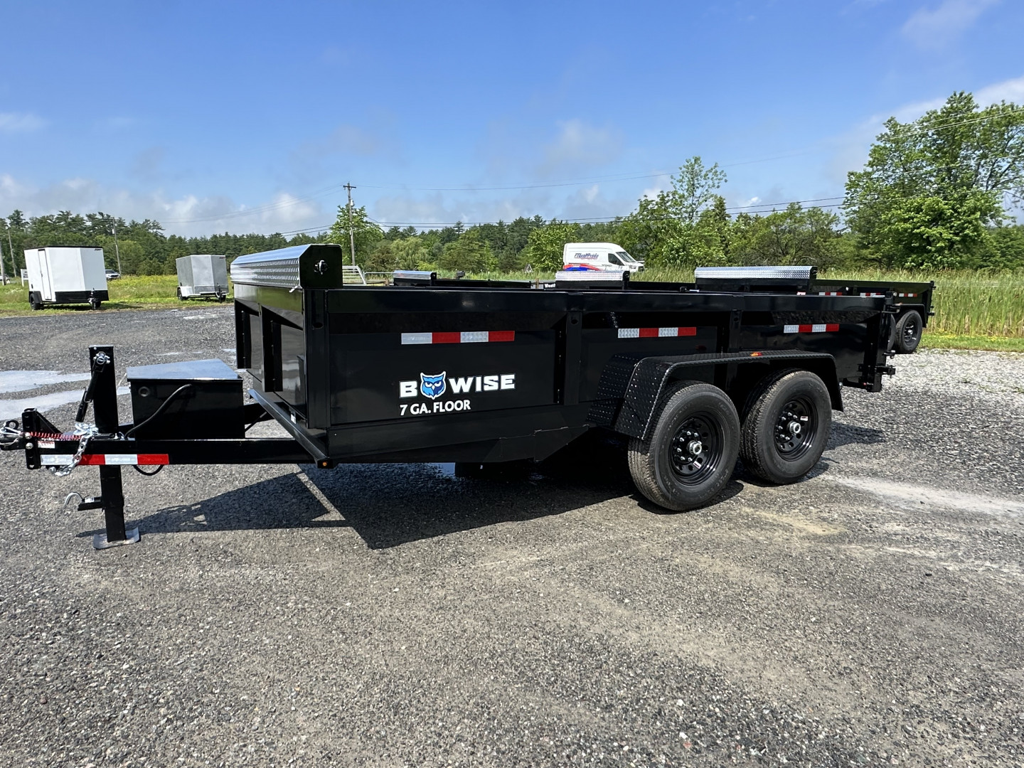 New 2026 BWISE DT714LP-LE-14 Dump Trailer