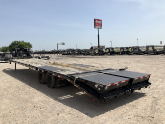 Used 2020 PJ 102"x40' GN Low-Pro Flatbed w/ Duals - LD