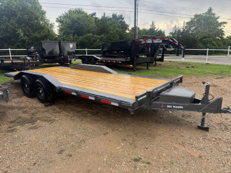 New 2025 4BOSS TRAILERS 102x22 Electric Tilt Flatbed Trailer