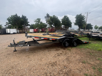 New 2025 4BOSS TRAILERS 102x22 Electric Tilt Flatbed Trailer