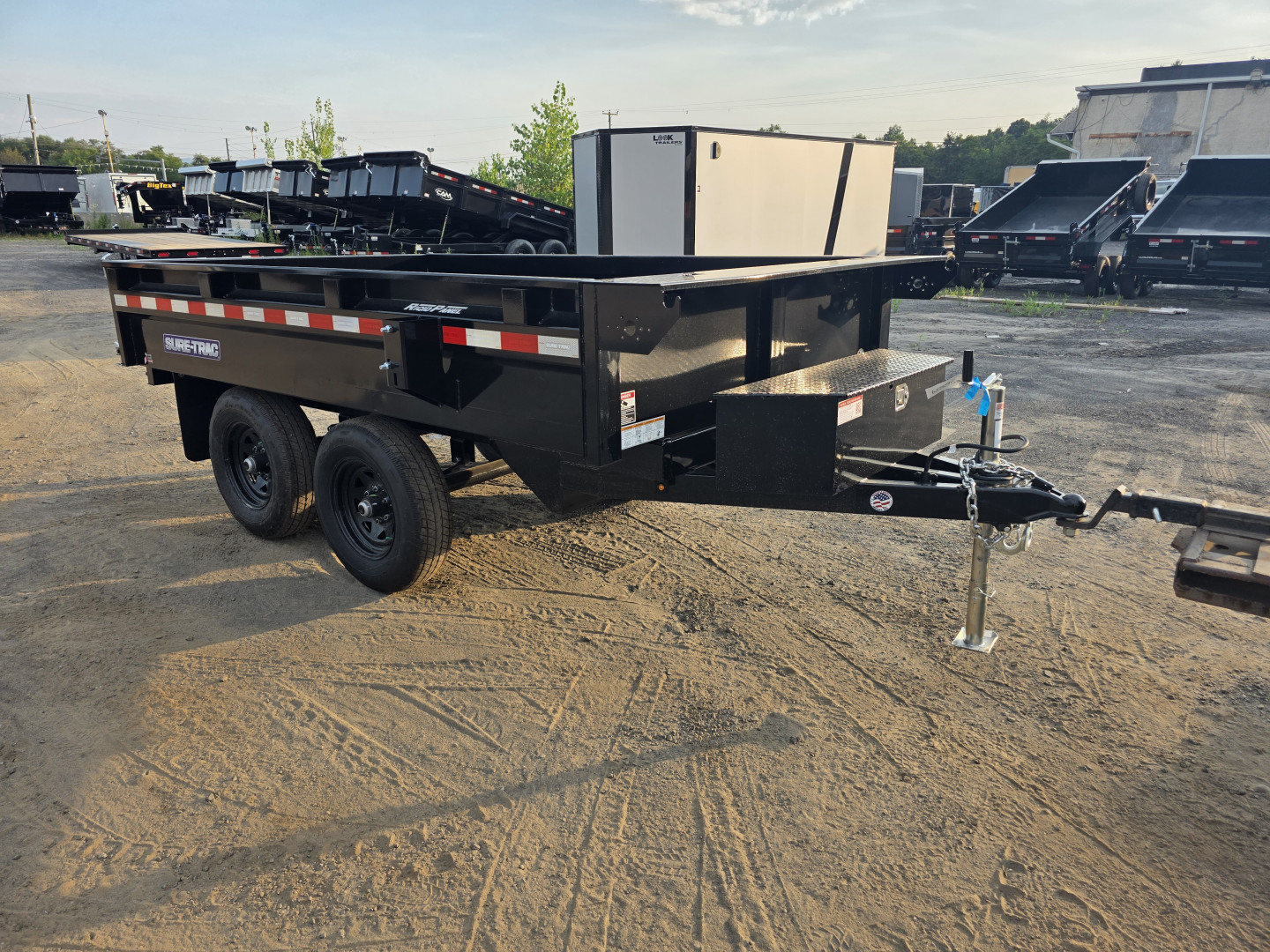 New 2025 Sure-Trac 6X10 10K - DECKOVER Dump Trailer