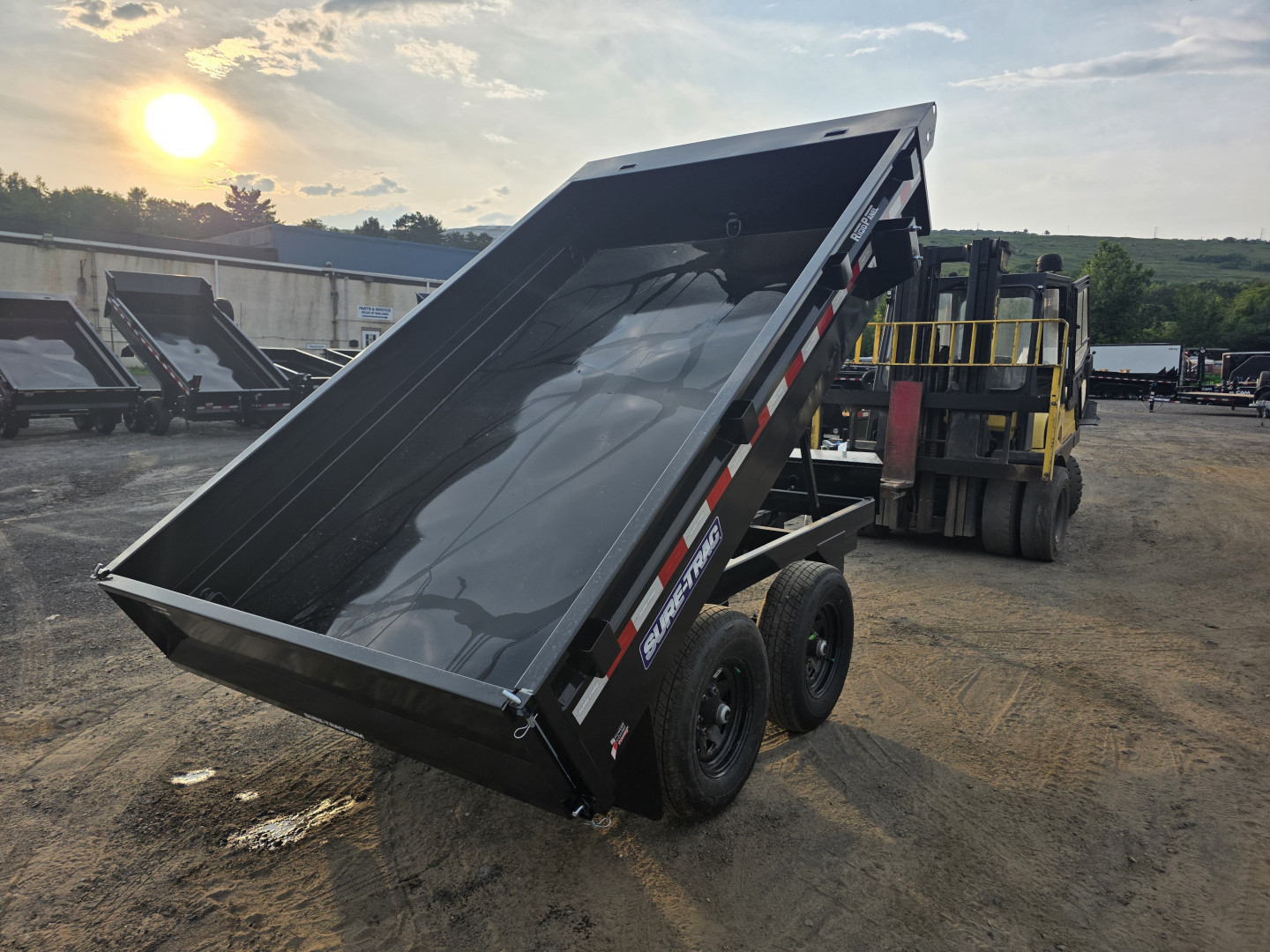 New 2025 Sure-Trac 6X10 10K - DECKOVER Dump Trailer