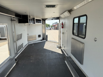 Used 2015 Mission MFS8.5X22 ALL SPORT Snowmobile Trailer/Car Hauler/Enclosed