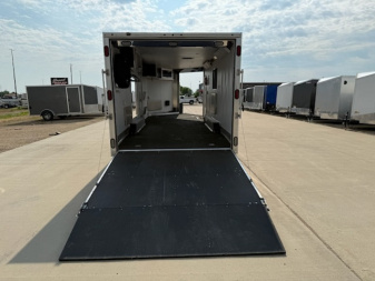 Used 2015 Mission MFS8.5X22 ALL SPORT Snowmobile Trailer/Car Hauler/Enclosed