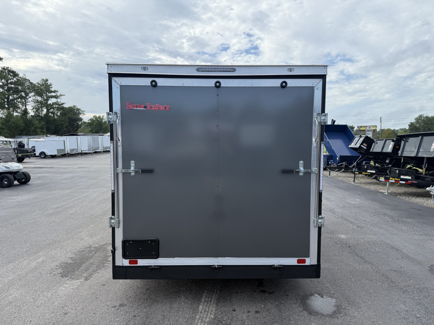 New TX7X16TA2 TEXAS TRAILERS 7' X 16' CARGO / ENCLOSED TRAILER W/ RAMP DOOR & SIDE DOOR