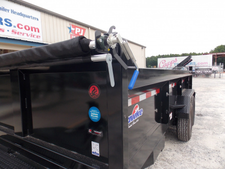 New 2025 Hawke Trailers FLPT-7K-7X16H Dump Trailer