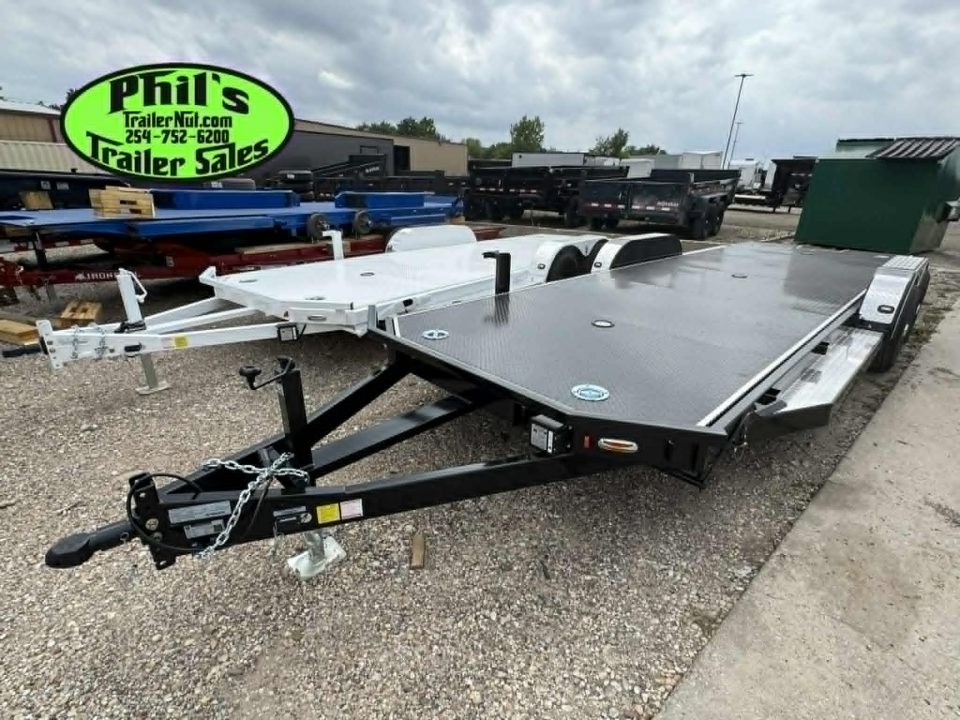 New 102 Ironworks 23' ELIMINATOR CAR HAULER FULL TILT STEEL DECK Tilt Trailer OPEN CAR HAULER