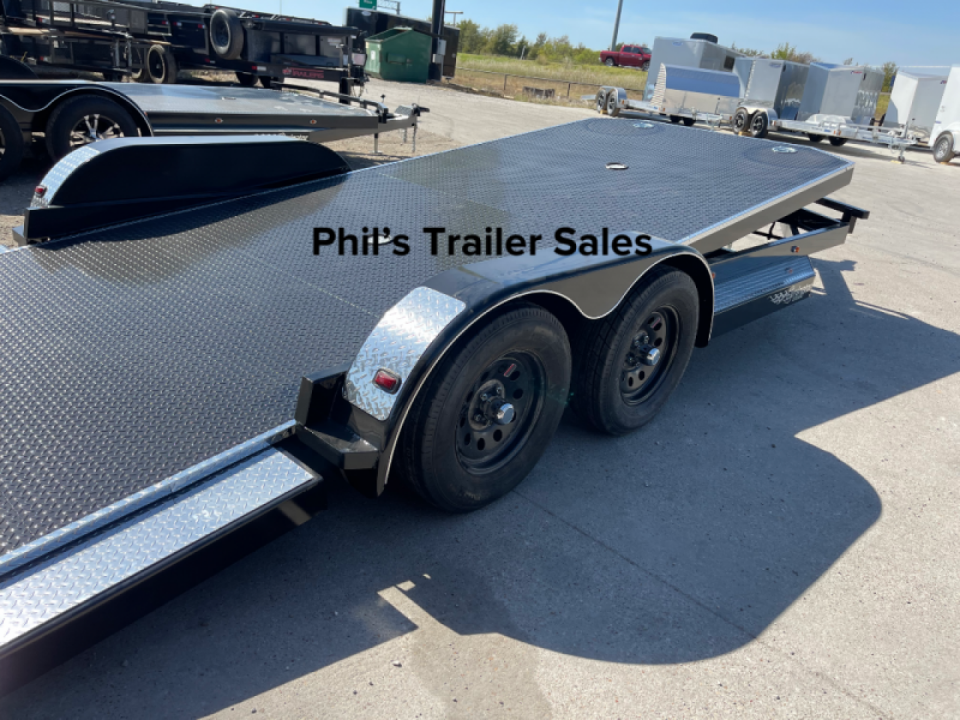 New 102 Ironworks 23' ELIMINATOR CAR HAULER FULL TILT STEEL DECK Tilt Trailer OPEN CAR HAULER