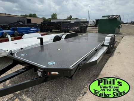 New 102 Ironworks 23' ELIMINATOR CAR HAULER FULL TILT STEEL DECK Tilt Trailer OPEN CAR HAULER
