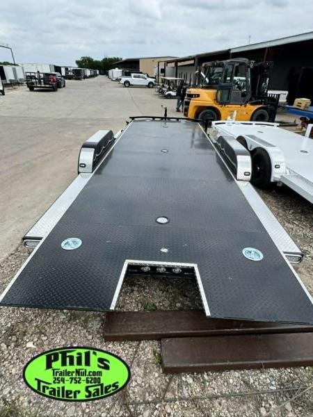 New 102 Ironworks 23' ELIMINATOR CAR HAULER FULL TILT STEEL DECK Tilt Trailer OPEN CAR HAULER