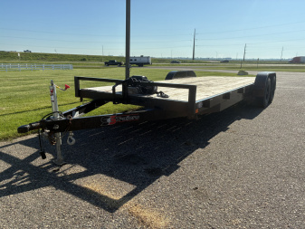 Used 2022 S&S Manufacturing 20' Flatbed Car Hauler
