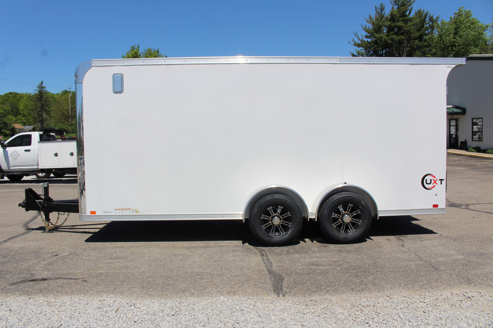 New 2025 United UXT Commercial Grade Cargo Trailer - 7 'x 18' - 7' Interior Height - Rear Ramp Door - Extended Tongue - 9900# GVW
