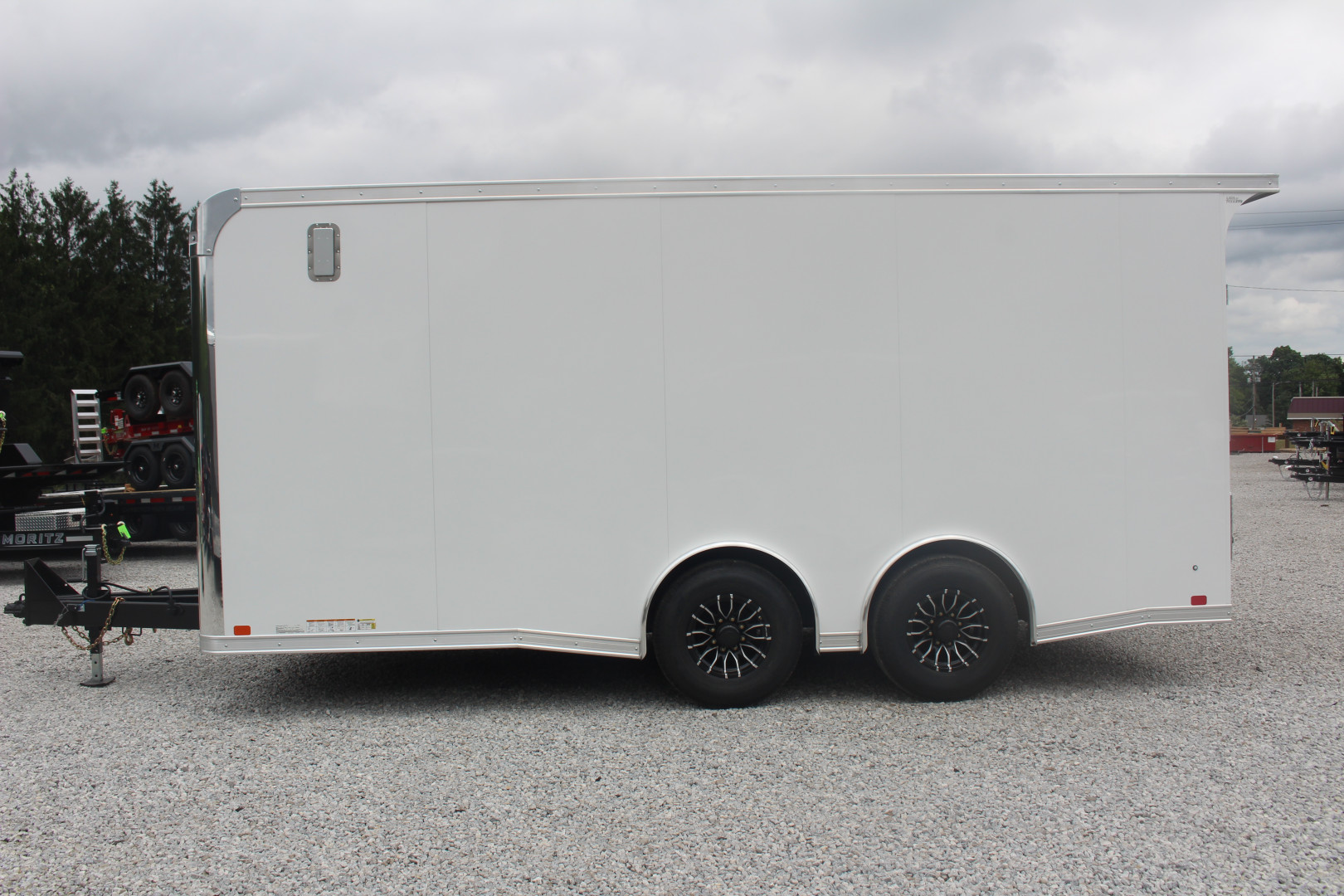 New 2025 United UXT Commercial Grade Cargo Trailer - 8.5 'x 18' - 7' Interior Height - Rear Ramp Door - Extended Tongue - 9900# GVW