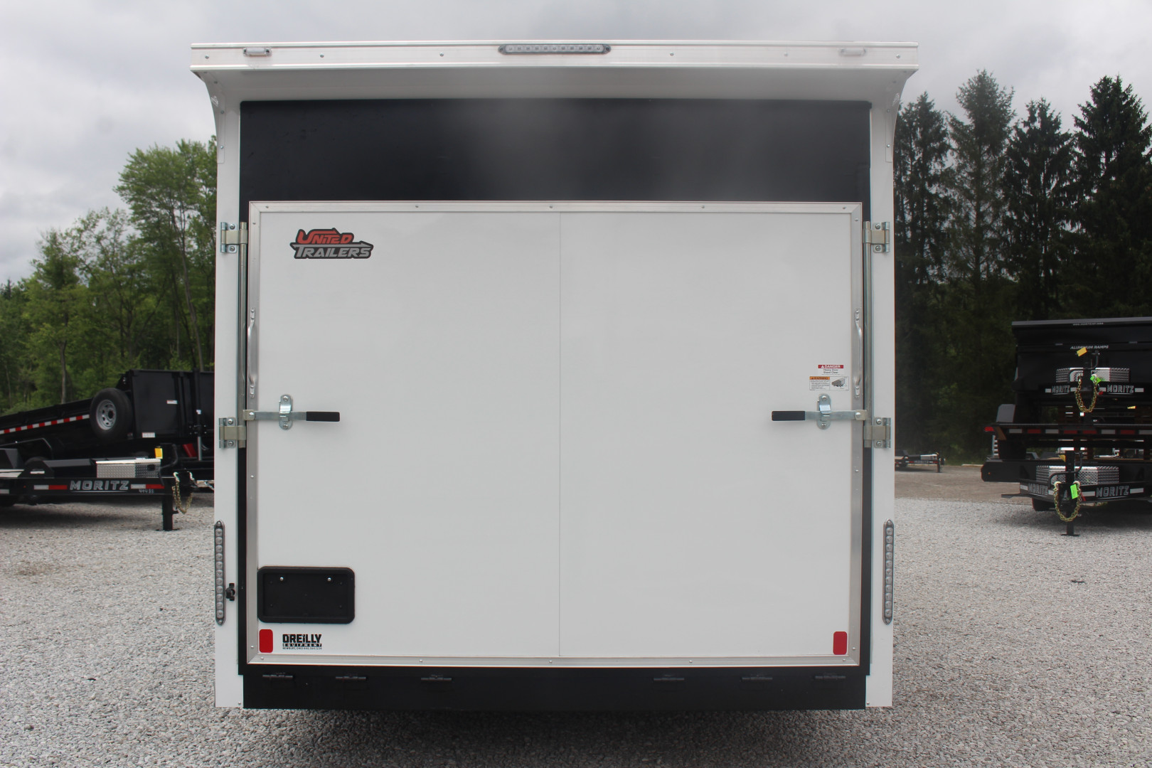 New 2025 United UXT Commercial Grade Cargo Trailer - 8.5 'x 18' - 7' Interior Height - Rear Ramp Door - Extended Tongue - 9900# GVW
