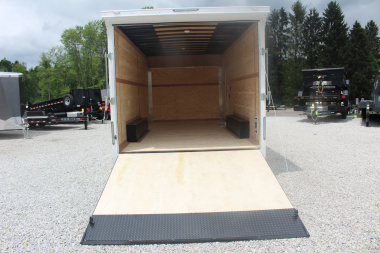 New 2025 United UXT Commercial Grade Cargo Trailer - 8.5 'x 18' - 7' Interior Height - Rear Ramp Door - Extended Tongue - 9900# GVW