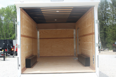 New 2025 United UXT Commercial Grade Cargo Trailer - 8.5 'x 18' - 7' Interior Height - Rear Ramp Door - Extended Tongue - 9900# GVW