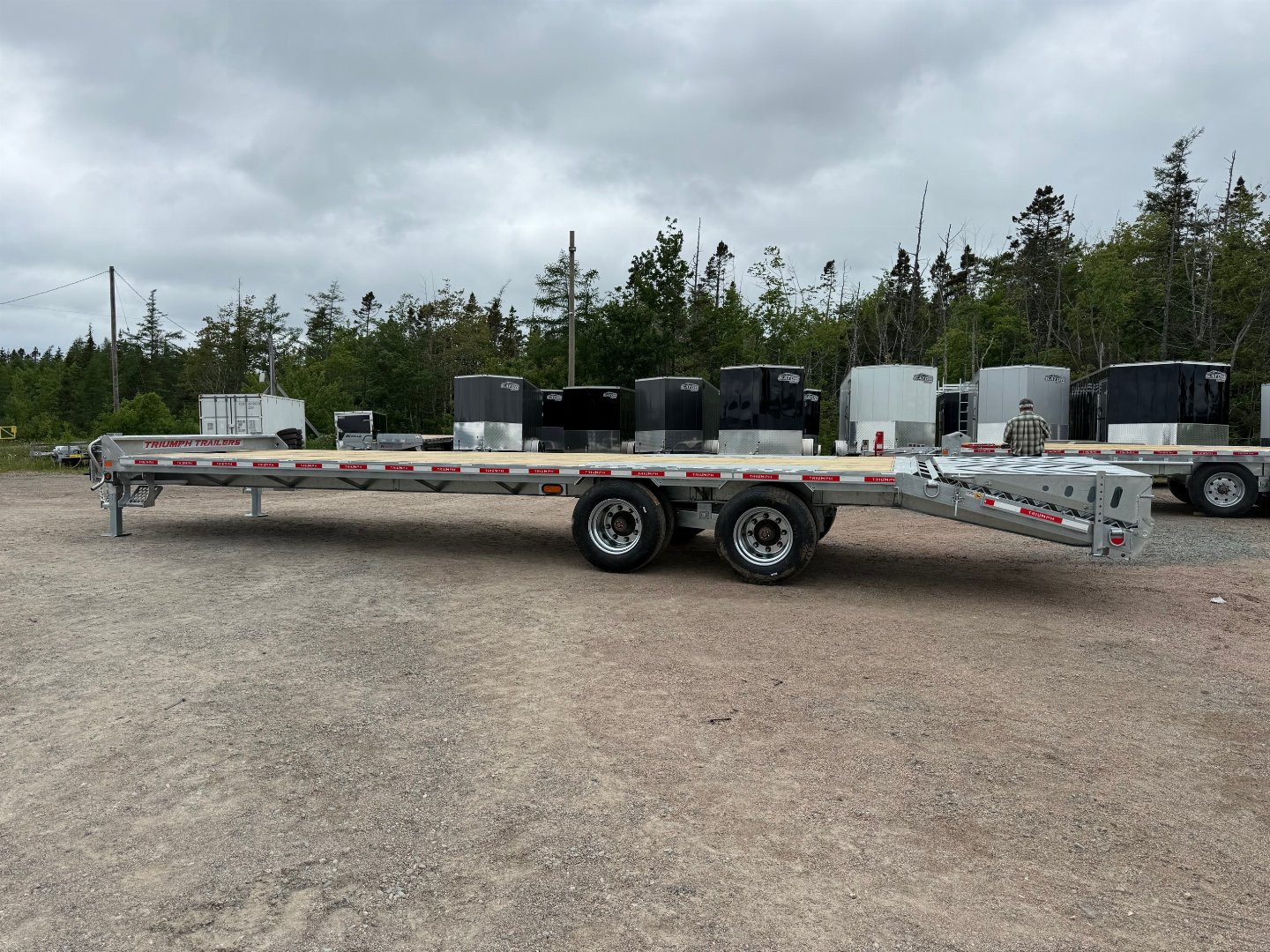 New 2026 Triumph Trailers 25 + 5 Pintal Equipment Trailer 30,000 Lb