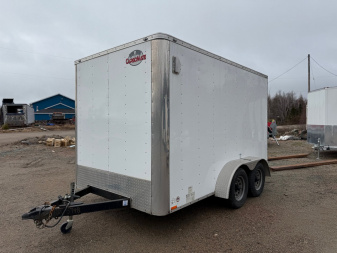 Used 2018 Cargo Mate 7 x 12' Cargo / Enclosed Trailer