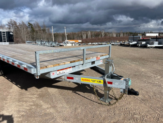 New 2025 LWL 8.5 x 20' flatbed / deck trailer 14,000 gvwr Deckover Trailer