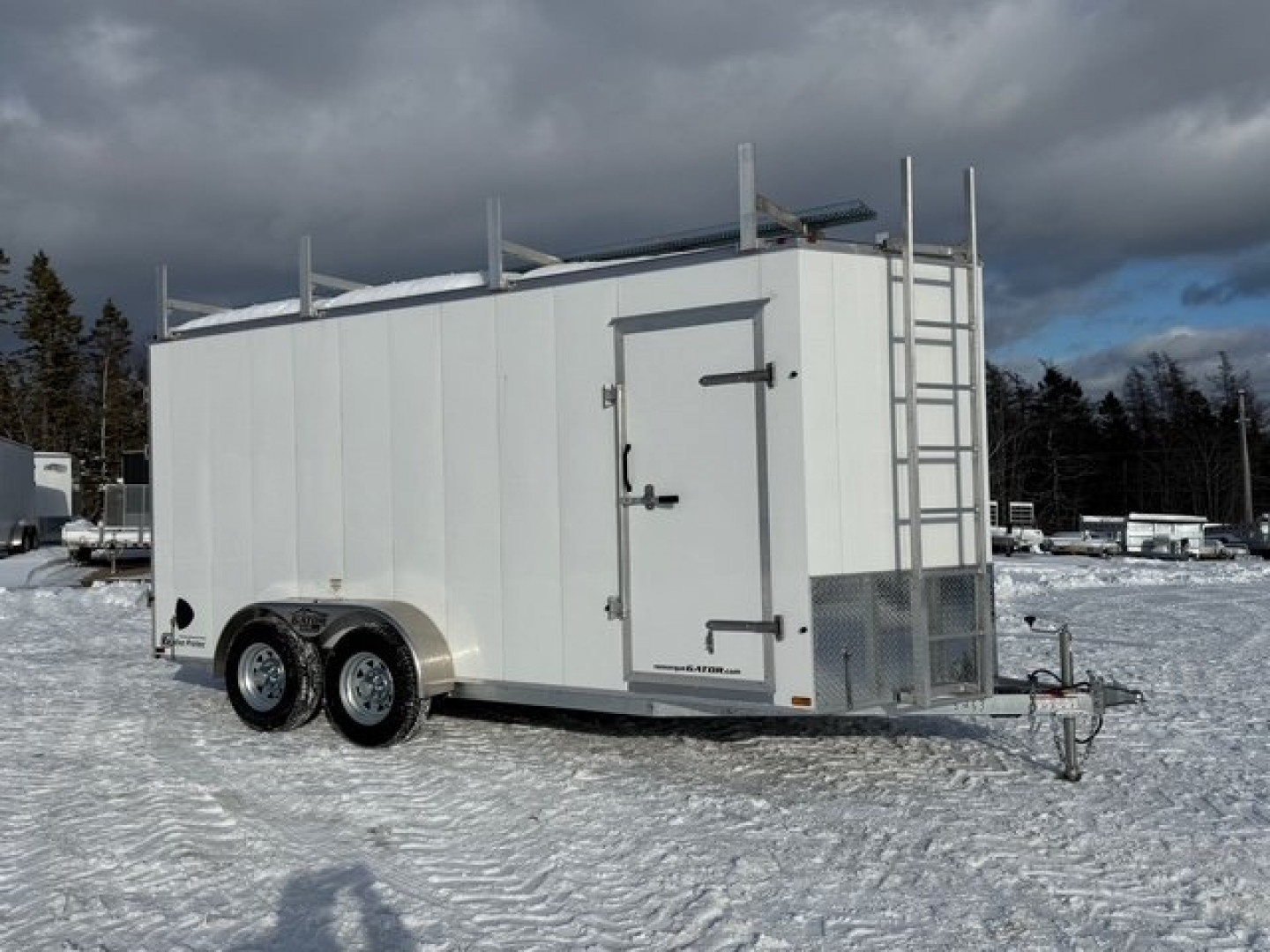 New 2025 HD GATOR ELITE 10,000 LB 7 x 16, Galvanized Cargo / Enclosed Trailer