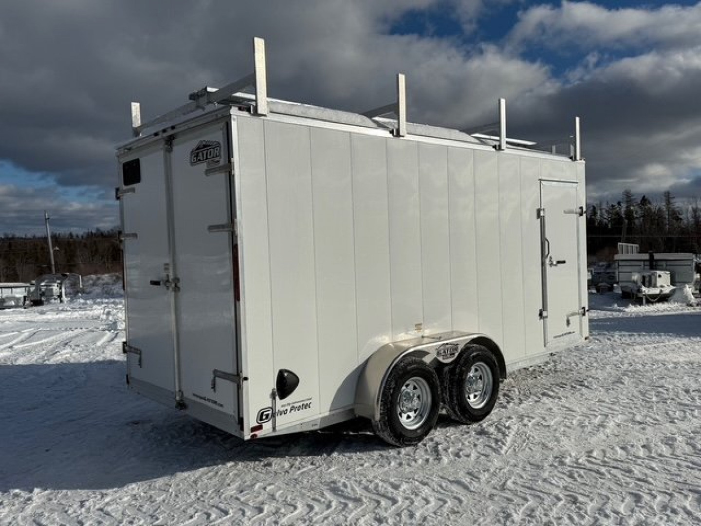 New 2025 HD GATOR ELITE 10,000 LB 7 x 16, Galvanized Cargo / Enclosed Trailer