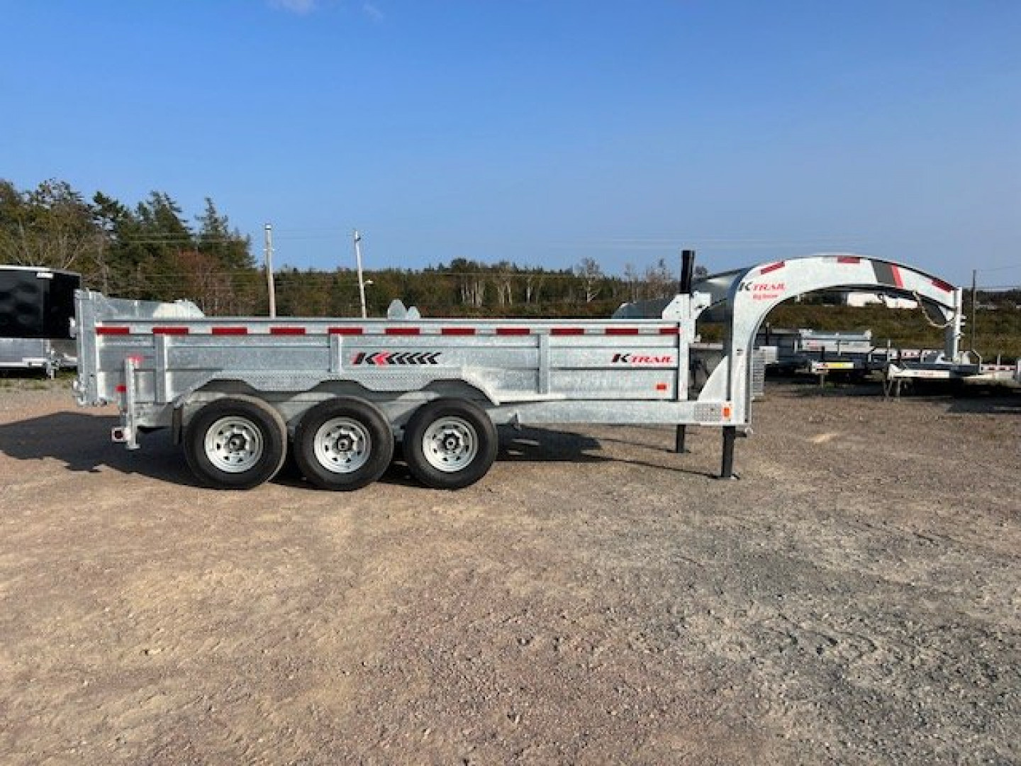 New 2026 Other K-Trail Gooseneck 82" x 16' dump trailer 21,000 Lb Dump Trailer