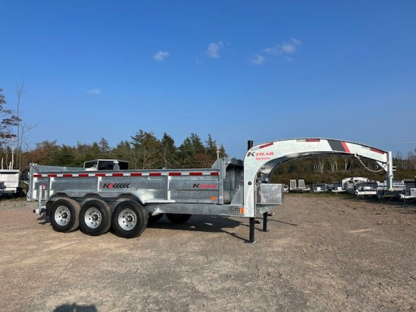New 2026 Other K-Trail Gooseneck 82" x 16' dump trailer 21,000 Lb Dump Trailer