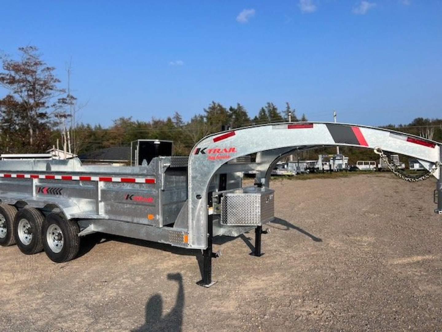 New 2026 Other K-Trail Gooseneck 82" x 16' dump trailer 21,000 Lb Dump Trailer