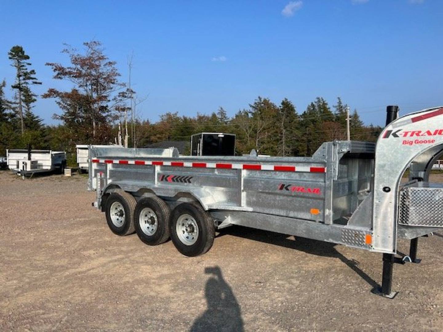 New 2026 Other K-Trail Gooseneck 82" x 16' dump trailer 21,000 Lb Dump Trailer