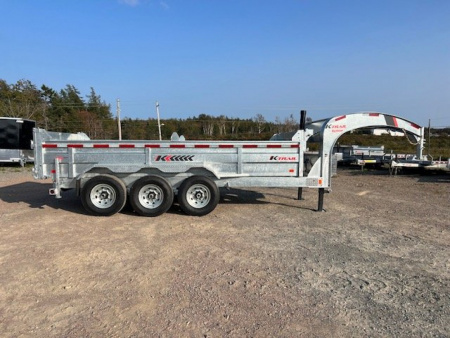 New 2026 Other K-Trail Gooseneck 82" x 16' dump trailer 21,000 Lb Dump Trailer