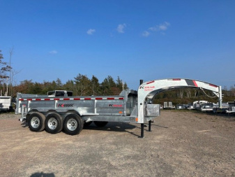 New 2025 K-Trail Gooseneck 82  x 16' dump trailer 21,000 Lb Dump Trailer
