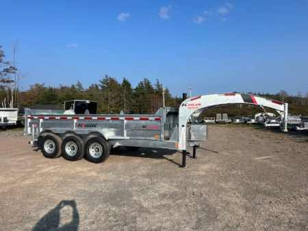 New 2026 Other K-Trail Gooseneck 82" x 16' dump trailer 21,000 Lb Dump Trailer