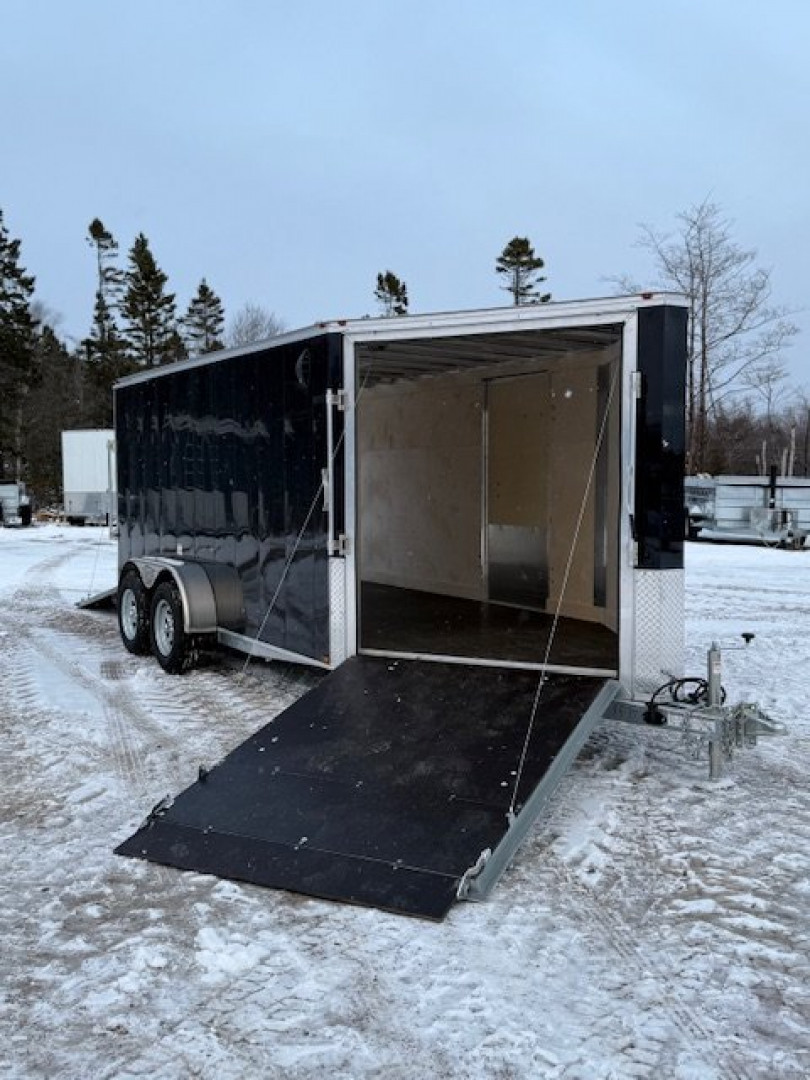 New 2025 Gator Elite 7 x 14 + 5'V Snowmobile Trailer