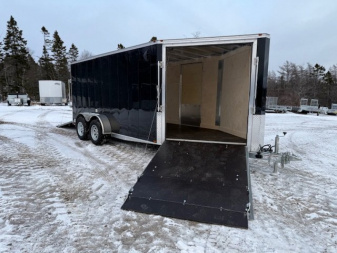 New 2025 Gator Elite 7 x 14 + 5'V Snowmobile Trailer