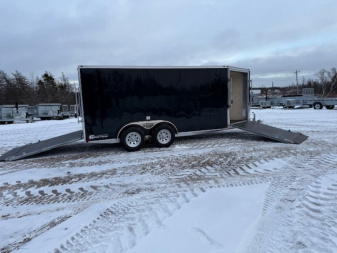 New 2025 Gator Elite 7 x 14 + 5'V Snowmobile Trailer